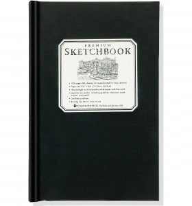 Small Black Premium Sketchbook