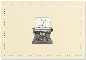 Typewriter Notecards