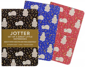 Jotter Mini Notebooks: Sloths (Set of 3)