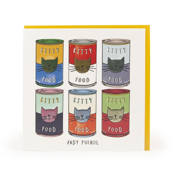 Andy Purhol Greeting Card
