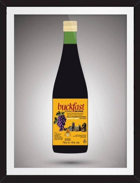 Buckfast Bottle Print