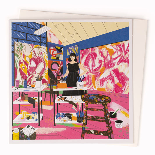 Lee Krasner Greeting Card