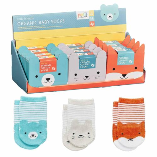ORGANIC BABY SOCKS LITTLE FRIENDS