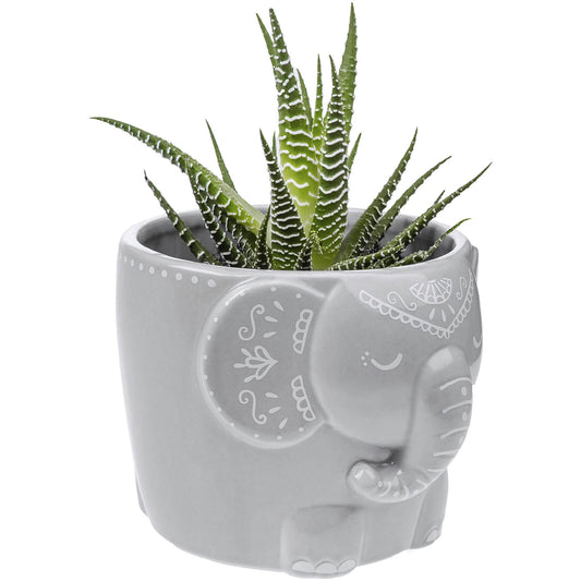 Mandala Elephant Planter