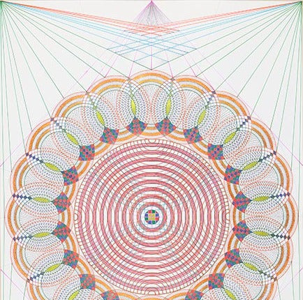 Monir Shahroudy Farmanfarmaian, Sunrise (2018)
