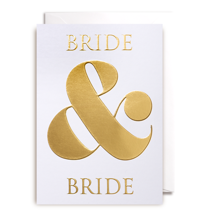 Bride & Bride Greeting Card