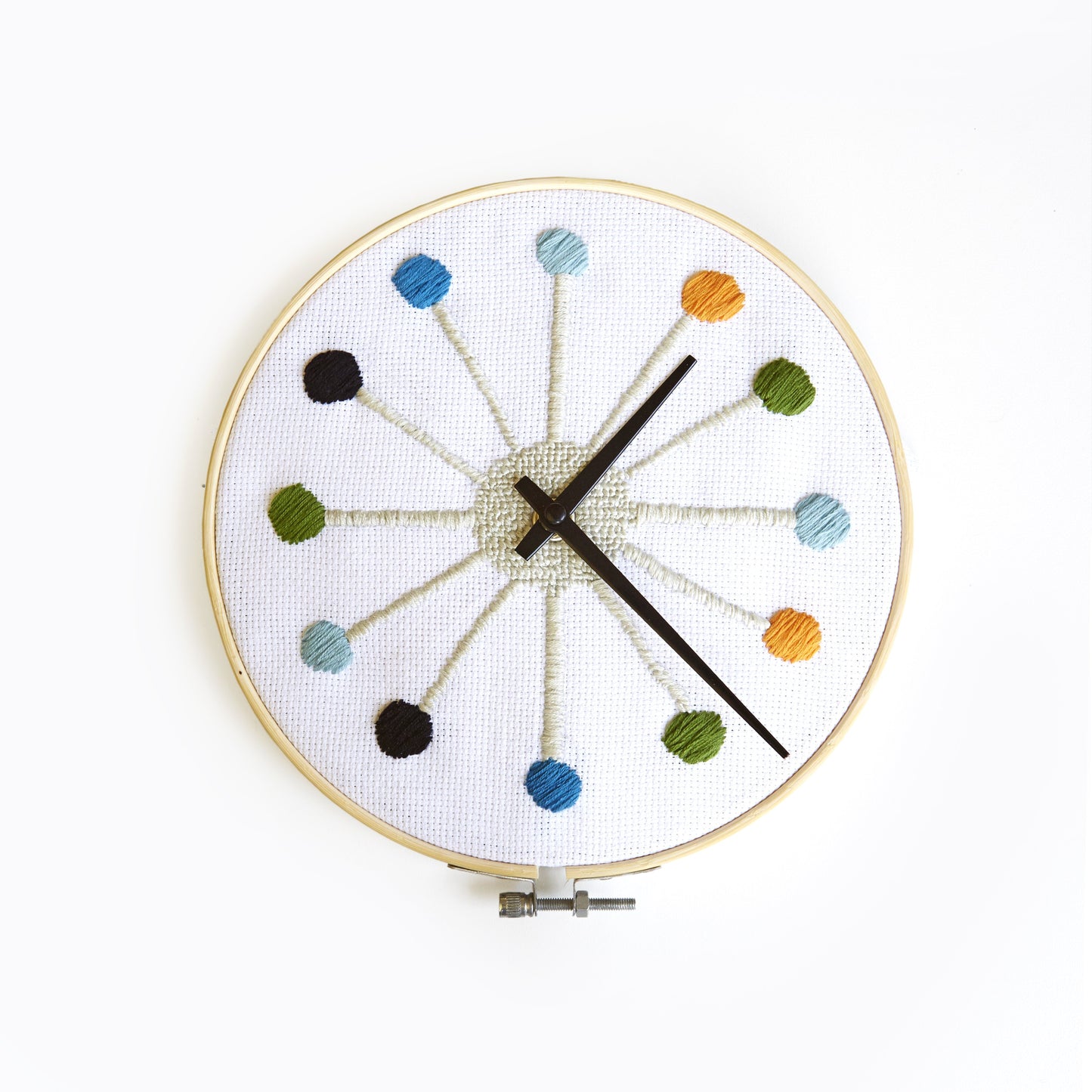 Cross Stitch Clock