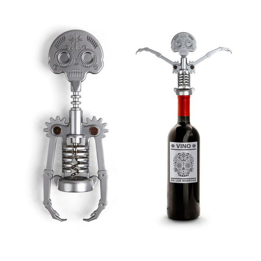 Kikkerland Day of the Dead Corkscrew