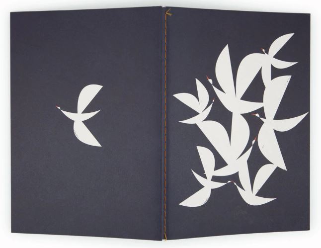 Blanca Gomez 'Flying' A5 Notebook