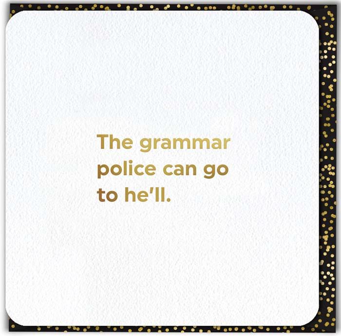 The Grammar Police