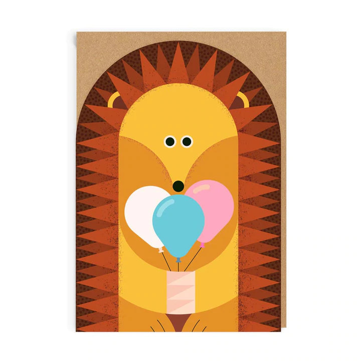 Birthday Hedgehog Greeting Card