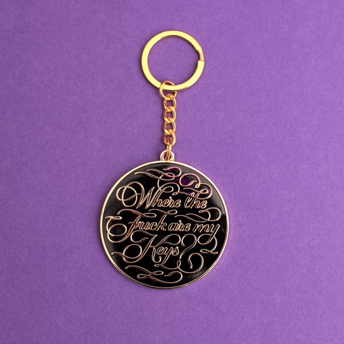Where the Fuck Are My Keys? Keychain
