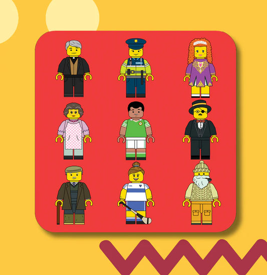Lego Irish People Coaster