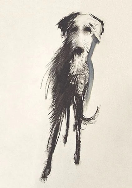 Lurcher Greeting Card