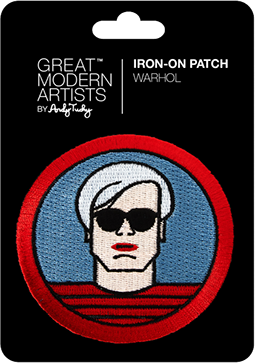 Great Modern Artists Warhol Iron on Patch