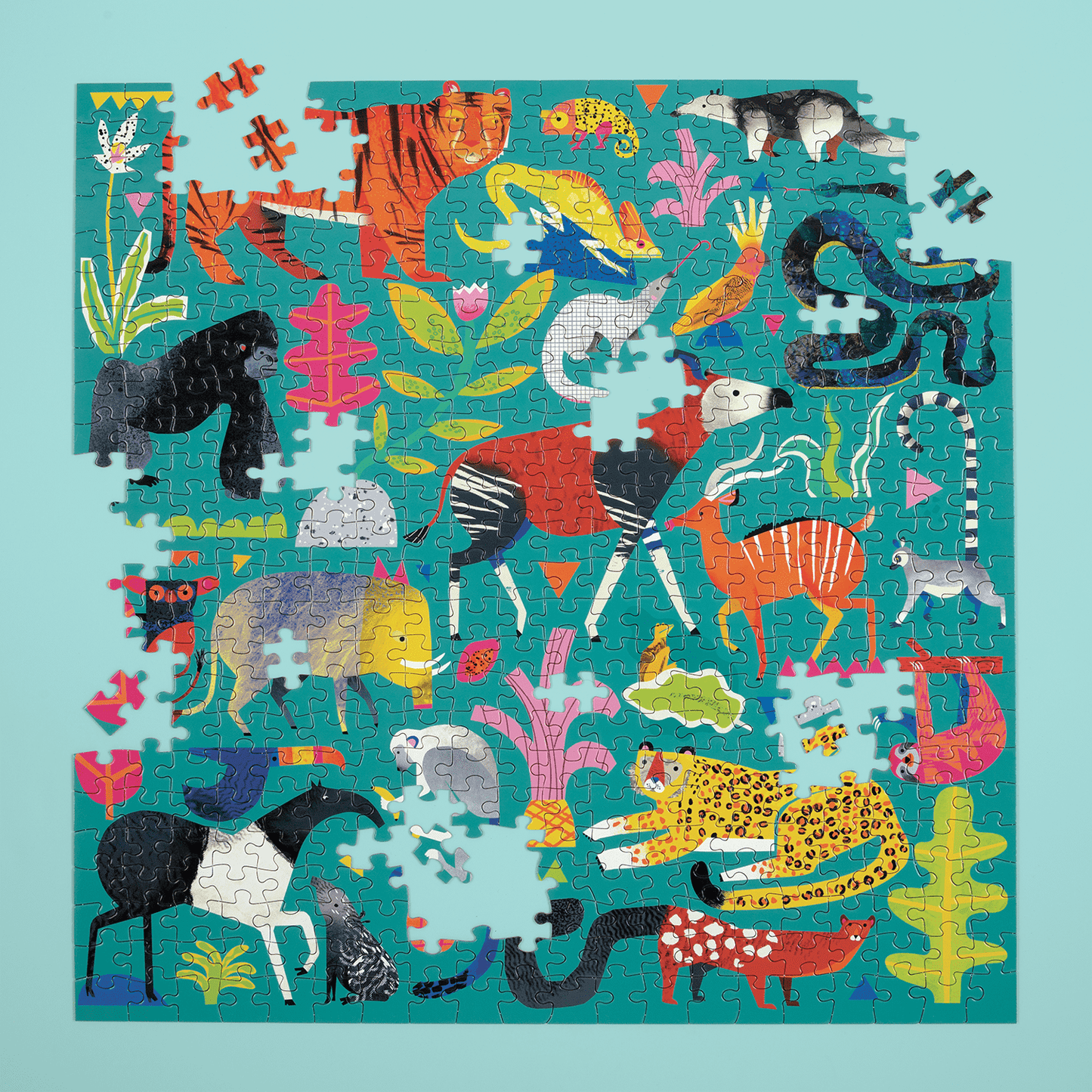 Rainforest Animals Jigsaw Puzle