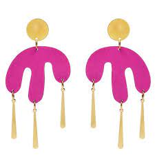Megamelt Hot Pink Earrings