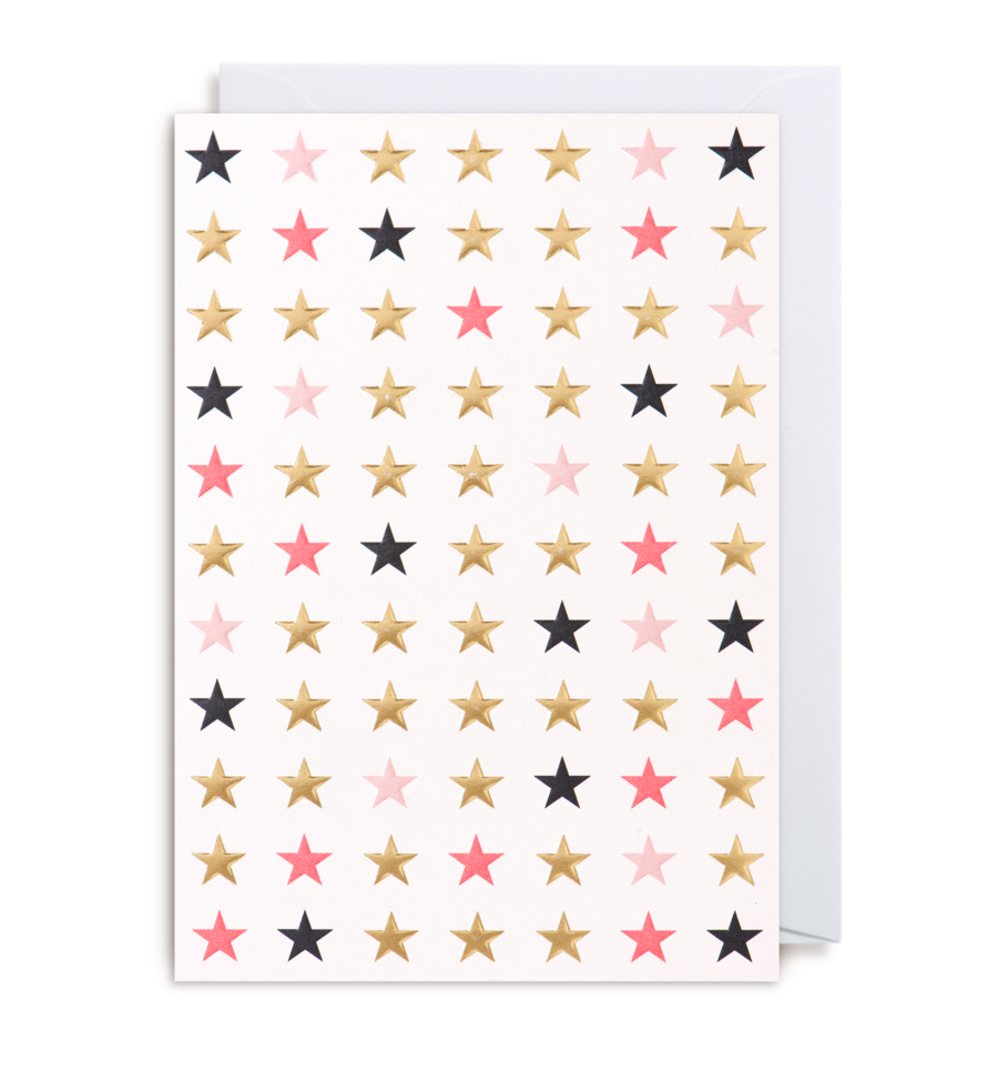 Postco Stars Greeting Card