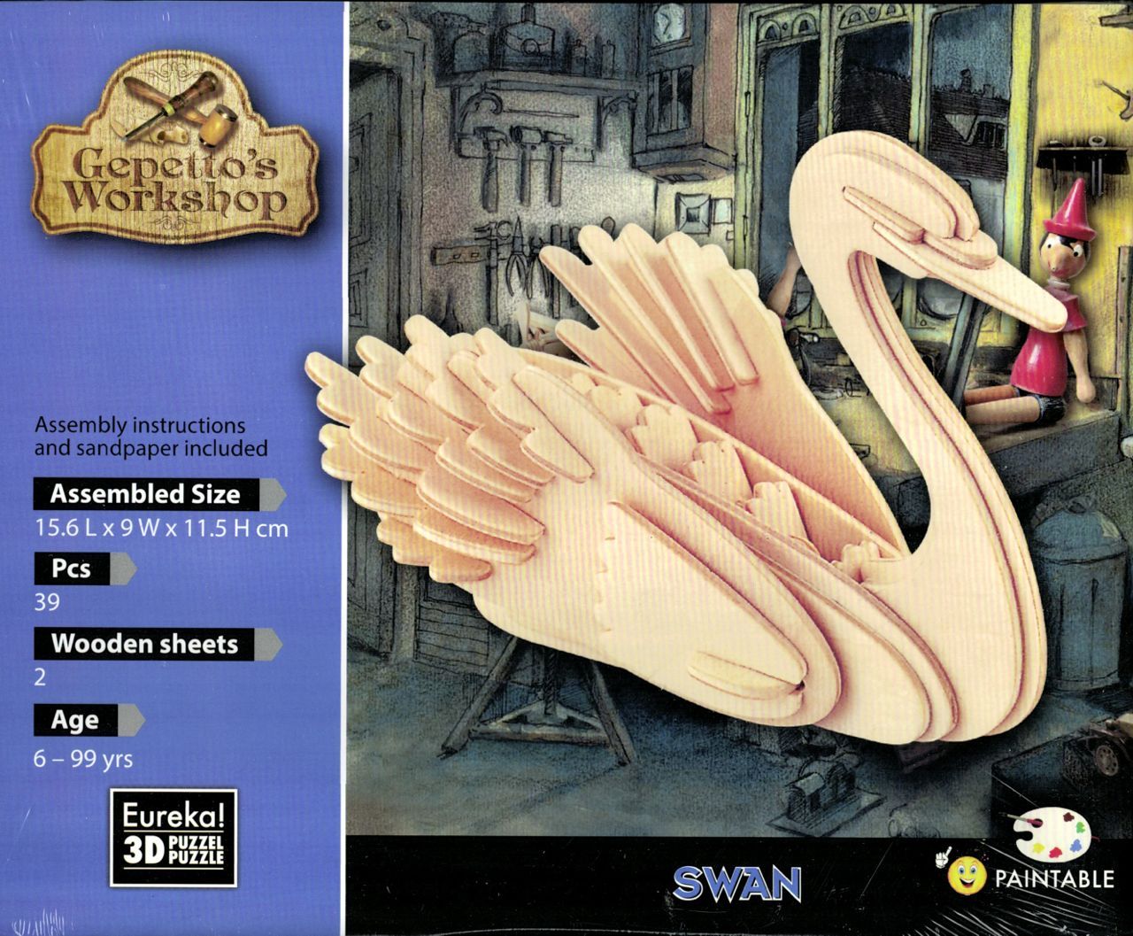 Gepetto's Workshop Swan
