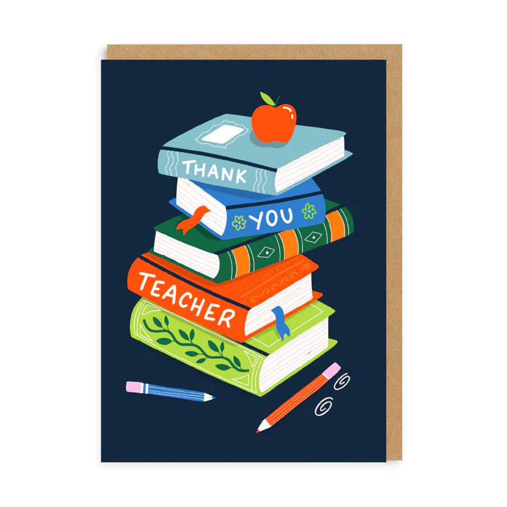 Thank You Teacher Greeting Card