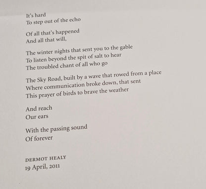 Barrie Cooke & Dermot Healy (2011)