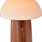 Large Alice Mushroom Lamp Walnut