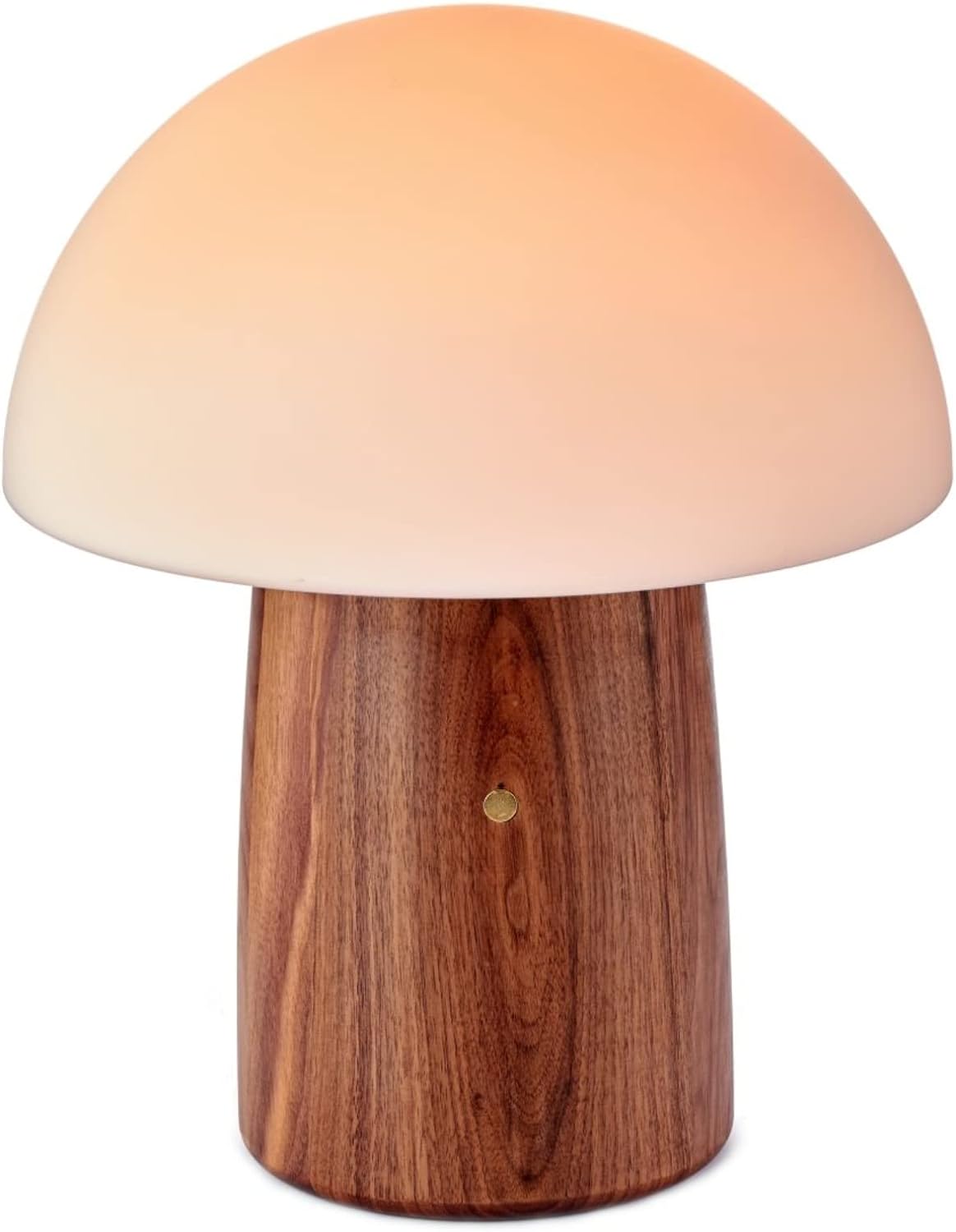 Large Alice Mushroom Lamp Walnut