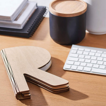 The R Space Lamp - Maple