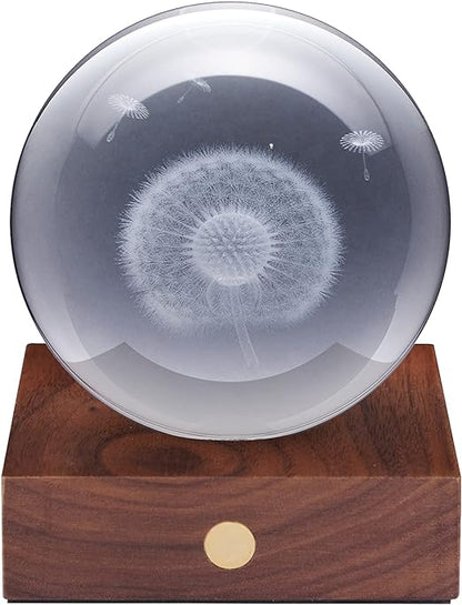 Amber Crystal Light Dandelion