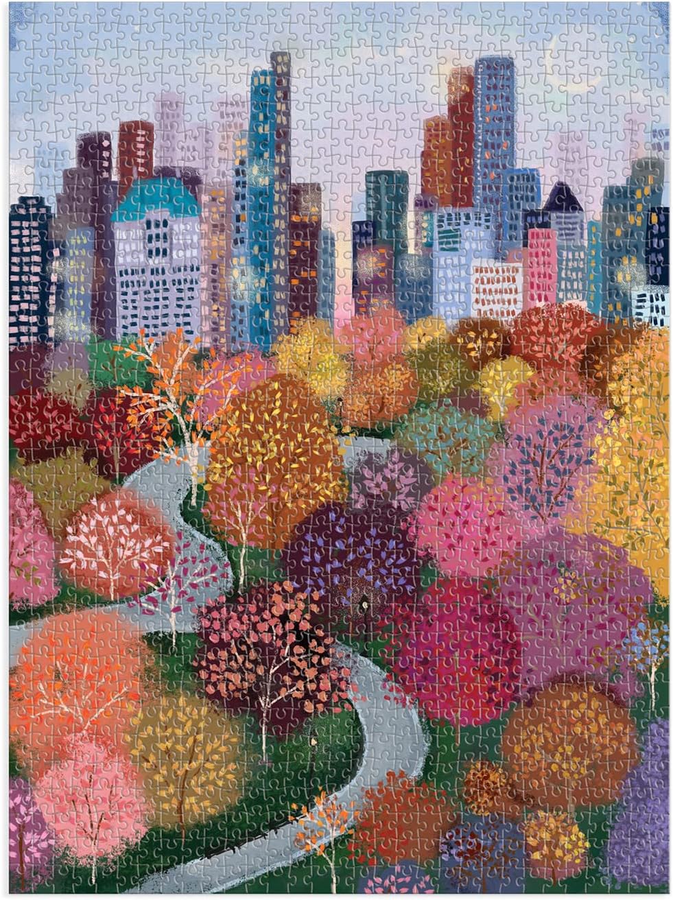 Parkside View Jigsaw Puzzle, Multicoloured, 1000 Pieces