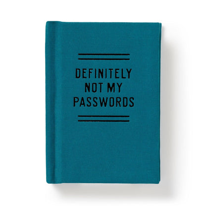 Definitely Not My Passwords - Password Diary