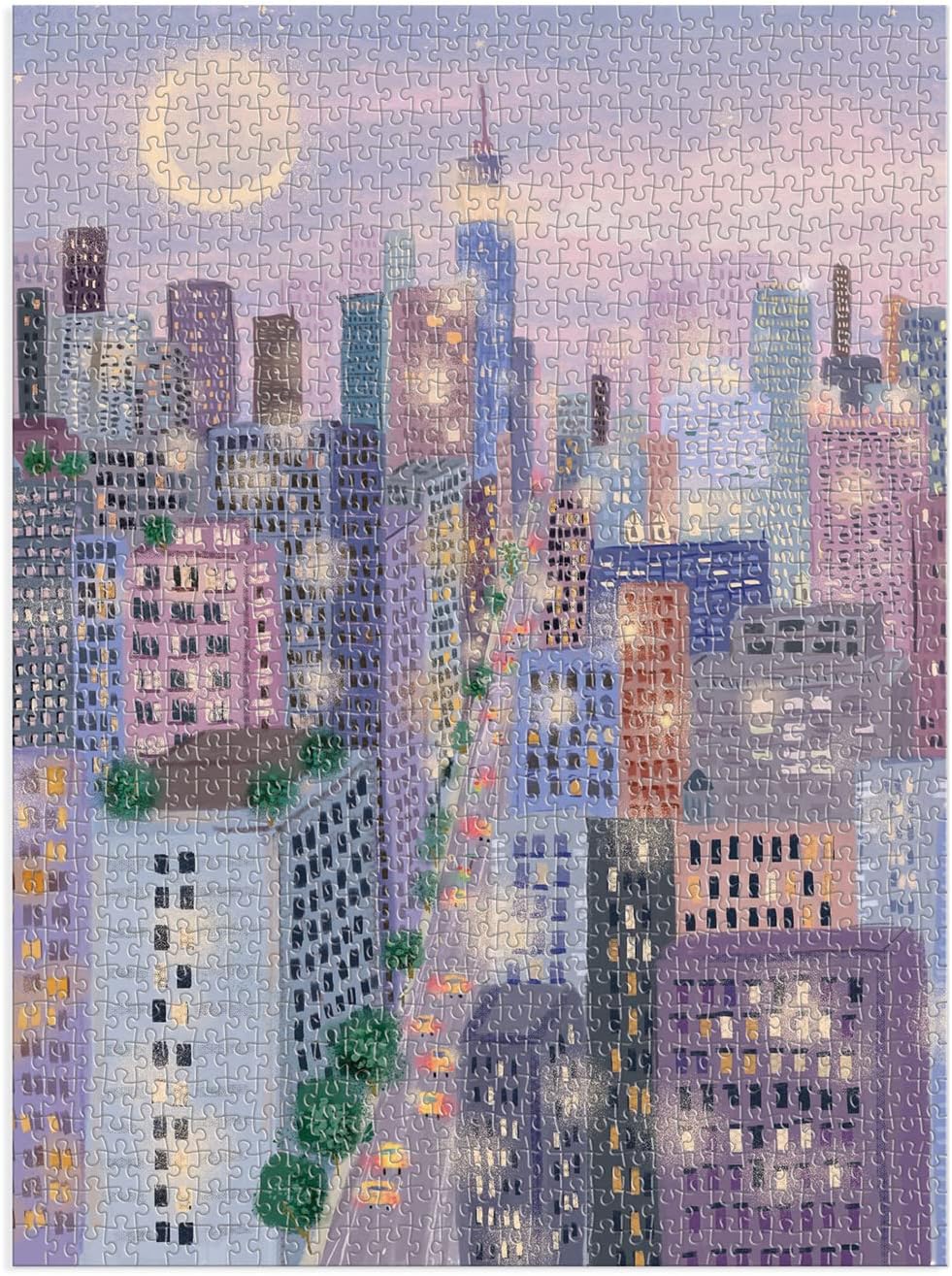 City Lights Jigsaw Puzzle, Multicoloured, 1000 Pieces