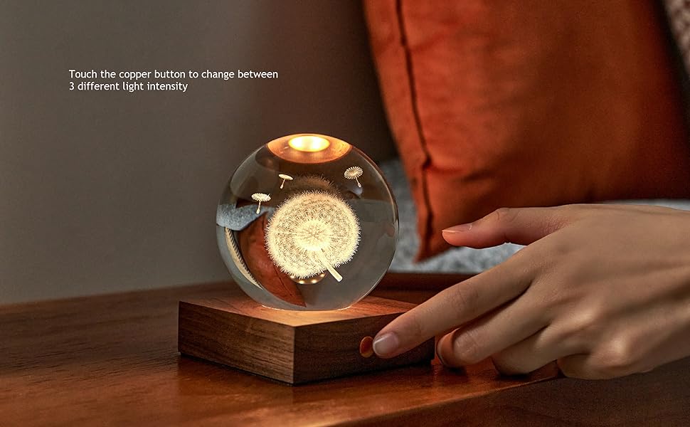 Amber Crystal Light Dandelion