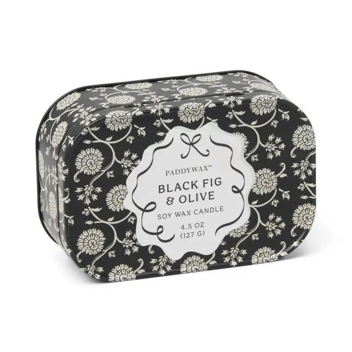 Black Fig & Olive Tin Candle