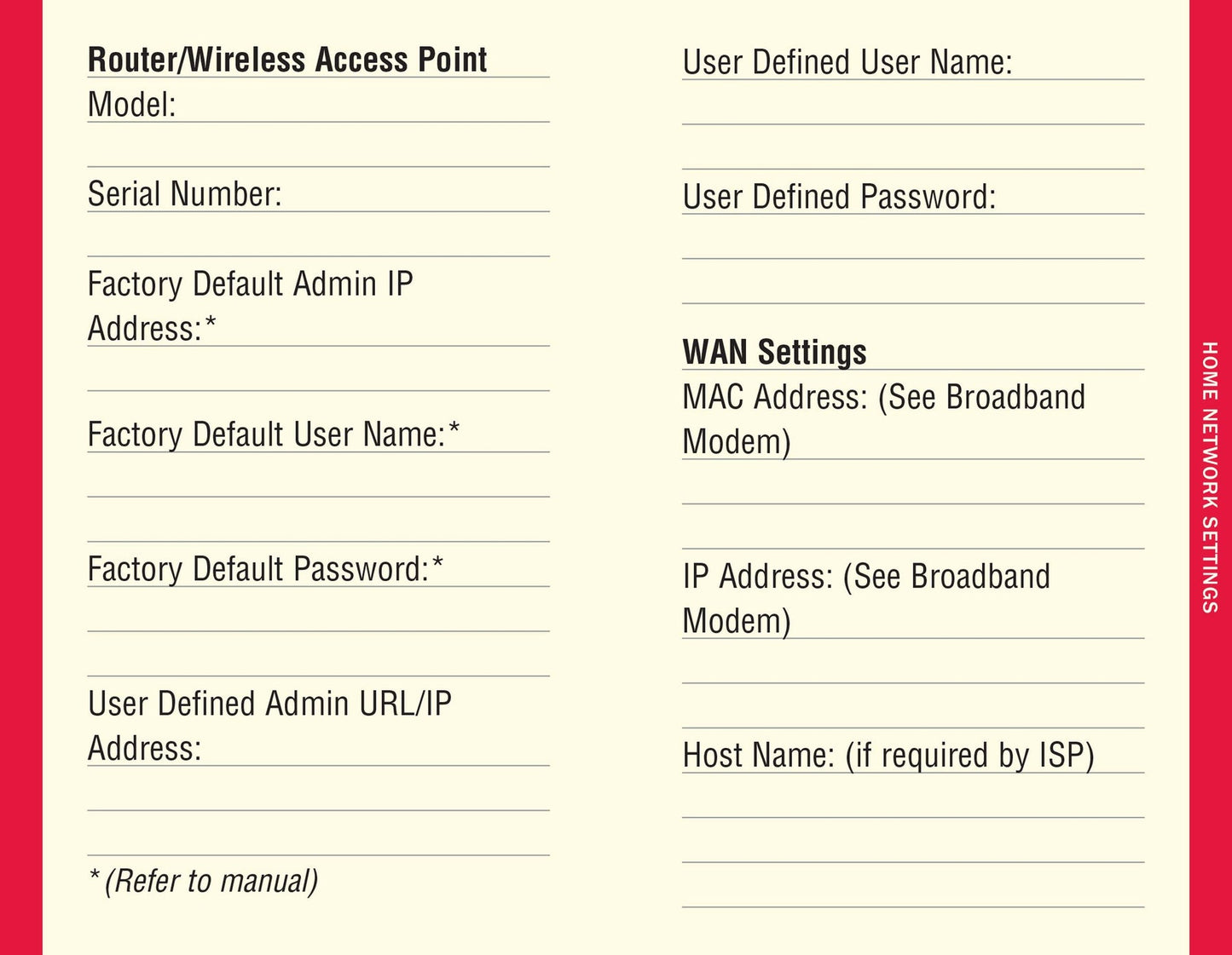 Password Logbook- Large print