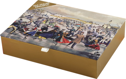 The Skating Pond Deluxe Boxed Holiday Cards