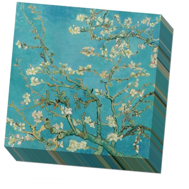 Napkins: Almond Blossom, Vincent van Gogh