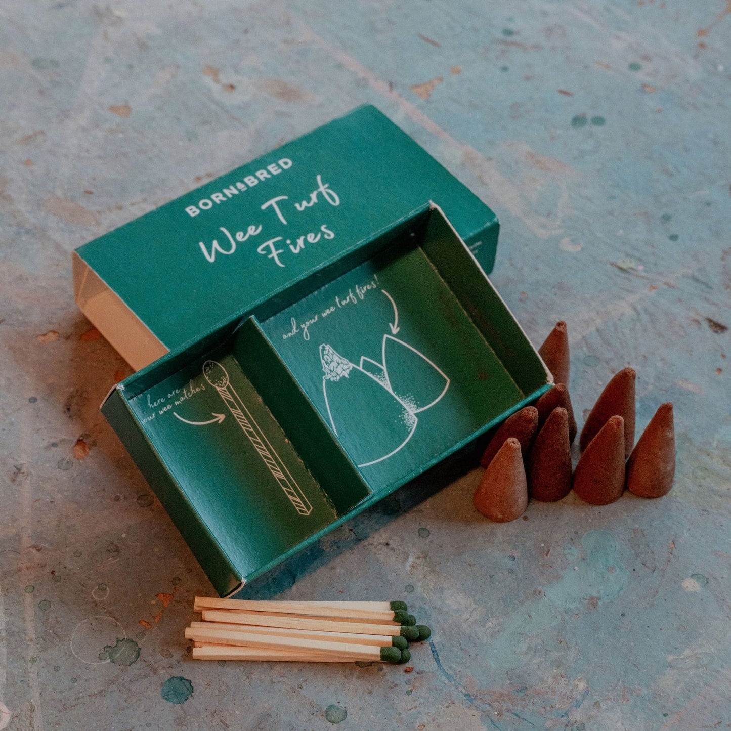 Turf Fires Incense Match Box
