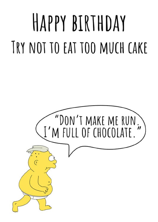 Full of Chocolate Card