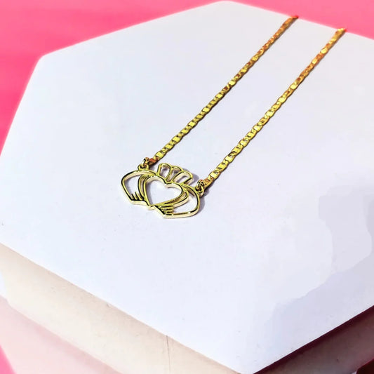 "Have My Heart" Claddagh Gold Plated Necklace