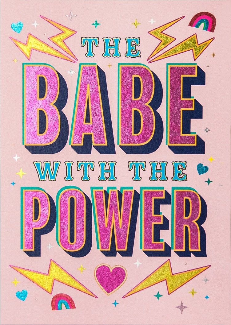 'The Babe With The Power' Greeting Card