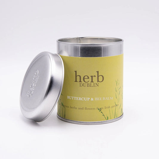 Buttercup & Bee Balm Tin candle