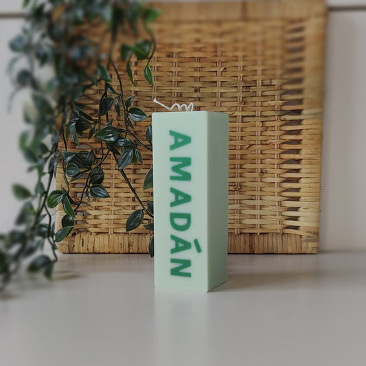 Amadán Candle Green