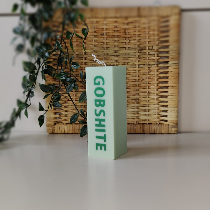 Gobshite Candle Green