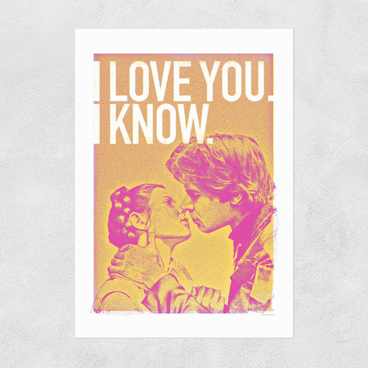 Han and Leia - Star Wars Print