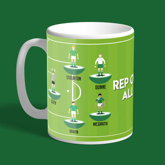 Rep of Ireland All Time XI Subbuteo Mug