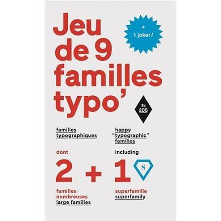 Happy Typographic Families Game