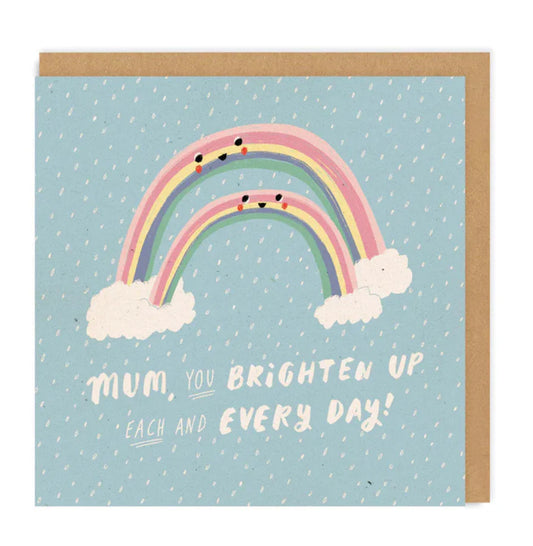 Mum Rainbow Square Card