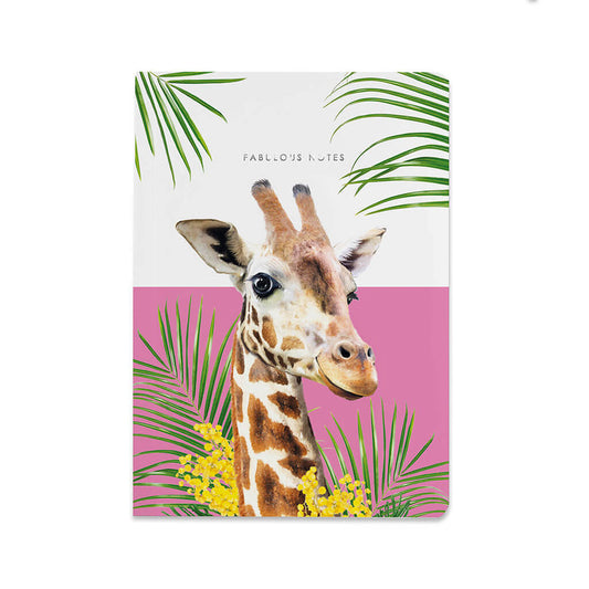 "Fabulous Notes" Lola Giraffe Luxury A5 Notebook