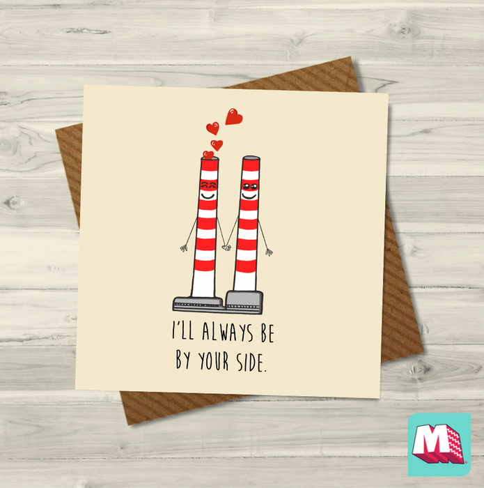 I'll Always Be By Your Side Greeting card